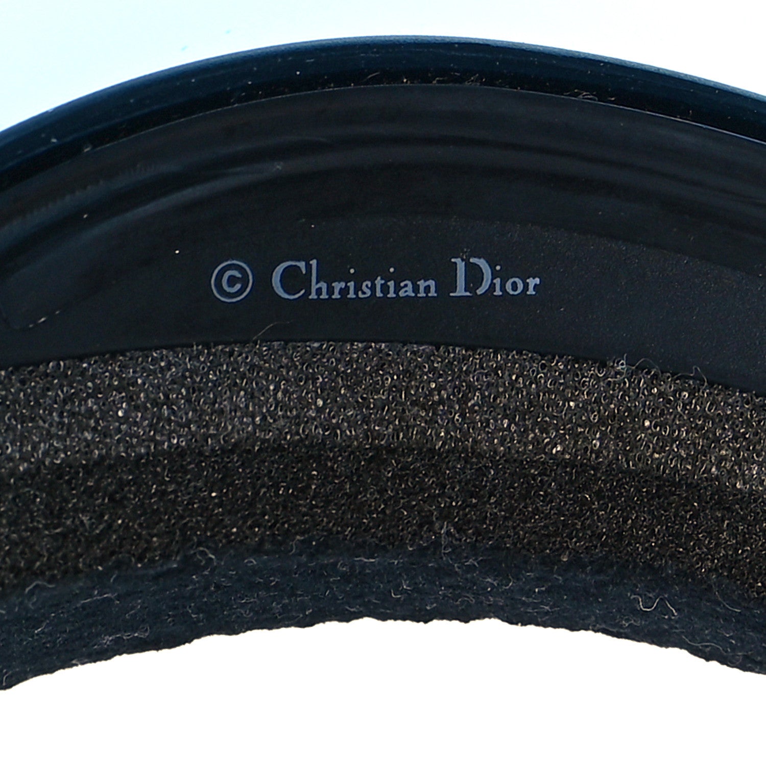 Christian Dior Mirrored DiorClub1 Sun Visor Blue 6 of 10