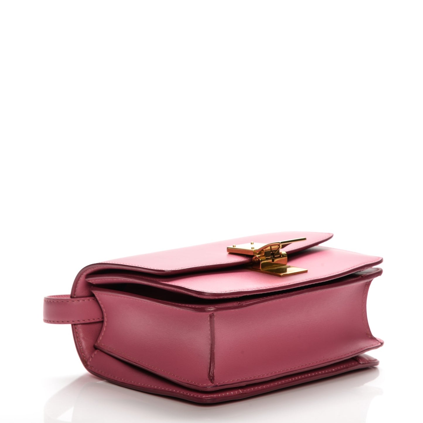 Smooth Calfskin Small Classic Box Flap Bag Pink