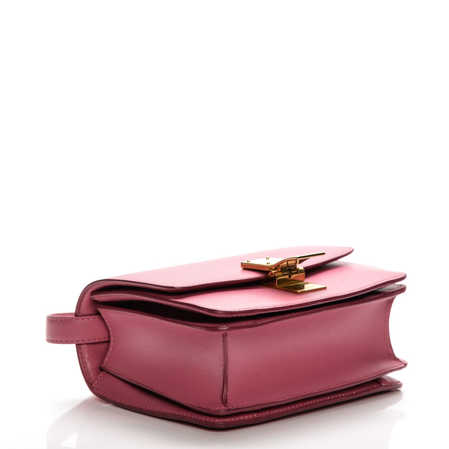 Celine Smooth Calfskin Small Classic Box Flap Bag Pink 4 of 7