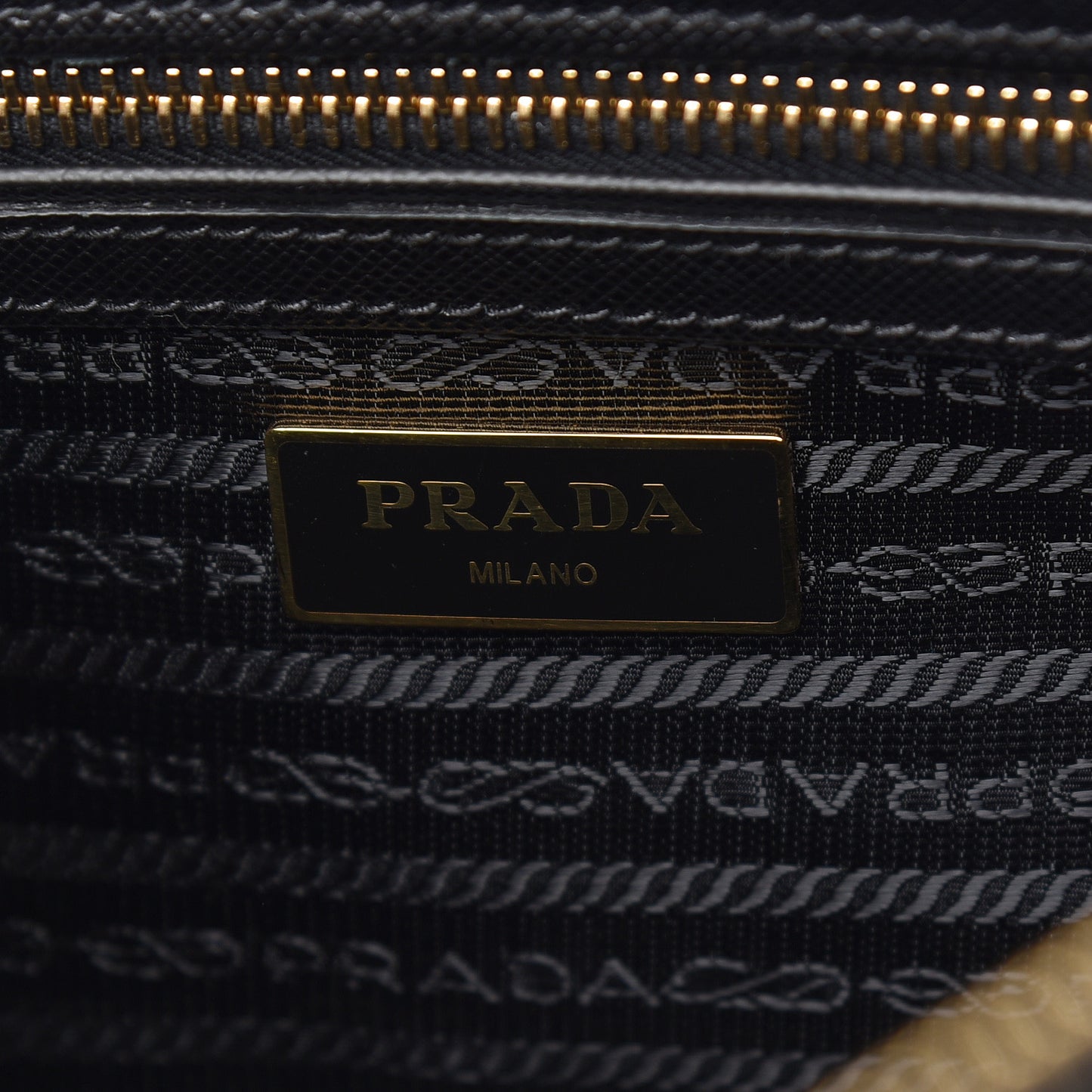Saffiano Lux Bowler Black