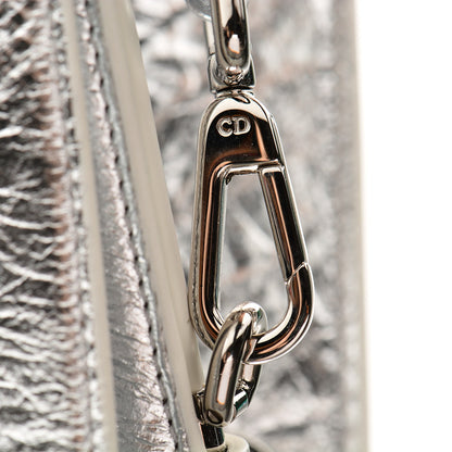 Christian Dior Metallic Calfskin Medium Diorever Flap Silver 13 of 16