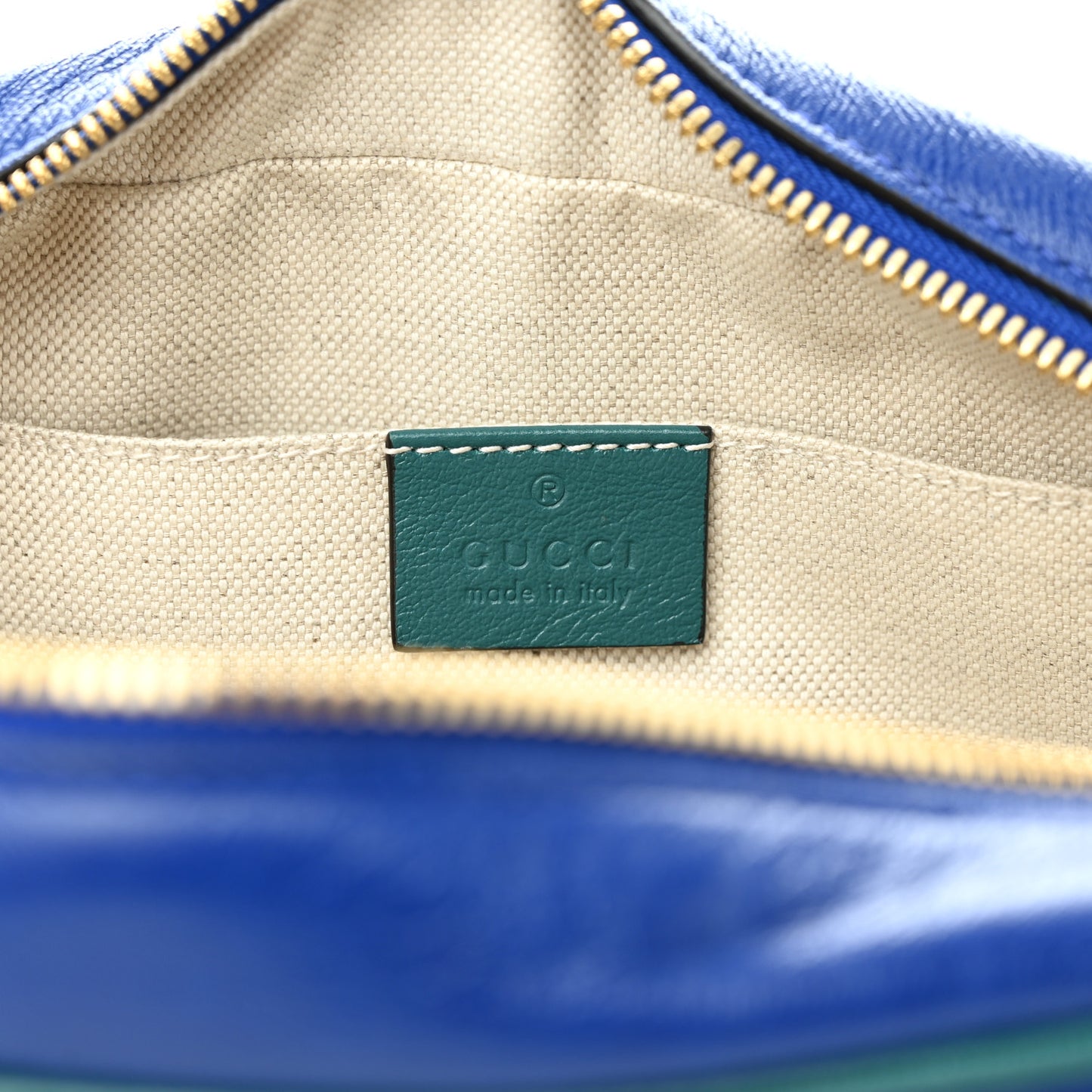 Azalea Calfskin Enamel Matelasse Diagonal Small Torchon GG Marmont Chain Shoulder Bag Imperial Blue Pavone
