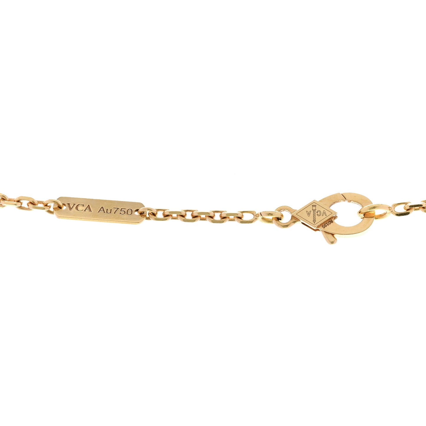 18K Yellow Gold Mother of Pearl Magic Alhambra Long Necklace