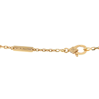 Van Cleef & Arpels 18K Yellow Gold Mother of Pearl Magic Alhambra Long Necklace 4 of 6