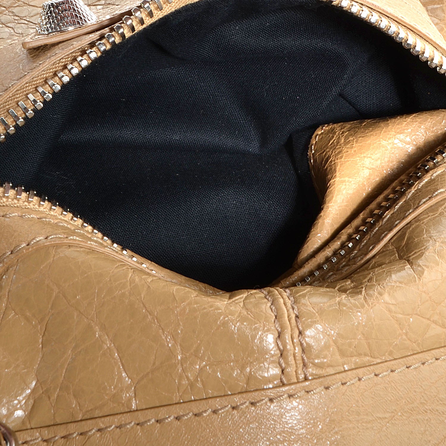 Balenciaga Agneau Giant 12 Silver Hardware Work Beige Nougatine 9 of 13