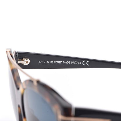 Tom Ford Livia Gradient Butterfly Sunglasses TF518 Tortoise 6 of 7