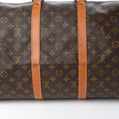 Louis Vuitton Monogram Keepall Bandouliere 50 9 of 12