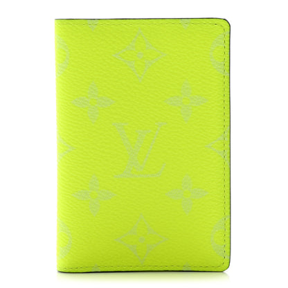 Louis Vuitton Taigarama Pocket Organizer Neon Yellow 1 of 7