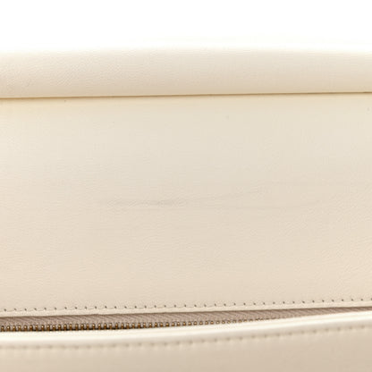 Chanel Lambskin Quilted Coco Luxe Top Handle Flap White 7 of 15
