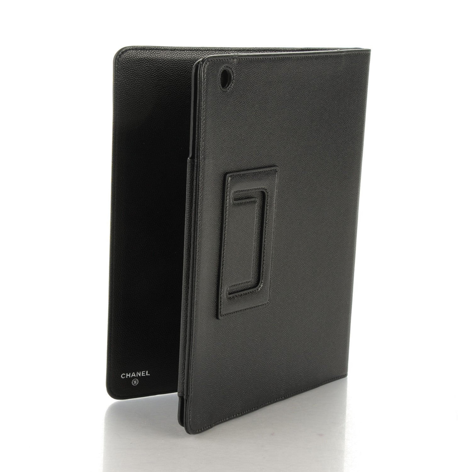 Chanel Caviar Sevruga iPad Case Black 3 of 7