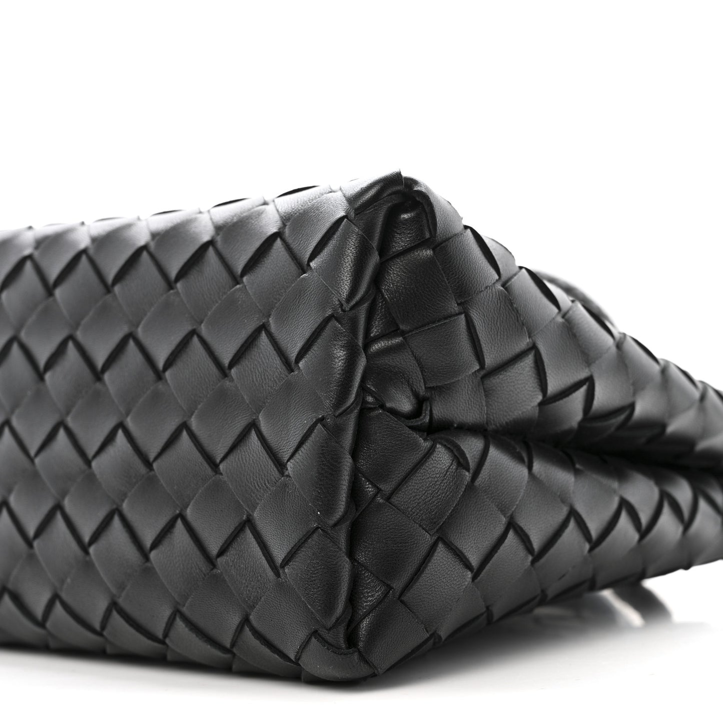 Nappa Intrecciato Small Andiamo Shoulder Bag Black