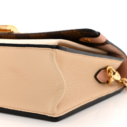 Louis Vuitton Damier Ebene Vavin Chain Wallet Creme 10 of 11