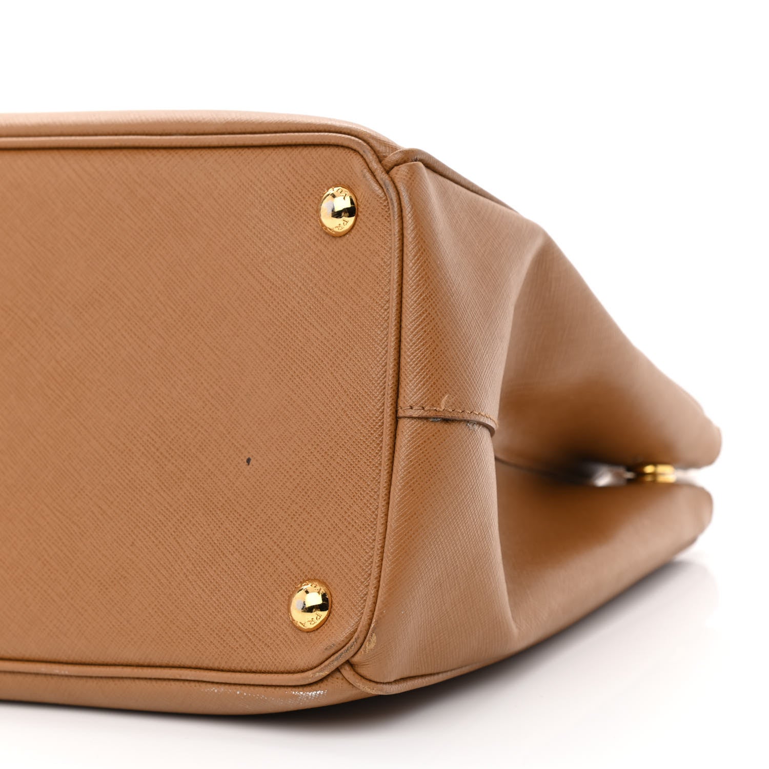 Prada Saffiano Medium Galleria Double Zip Tote Caramel 13 of 13