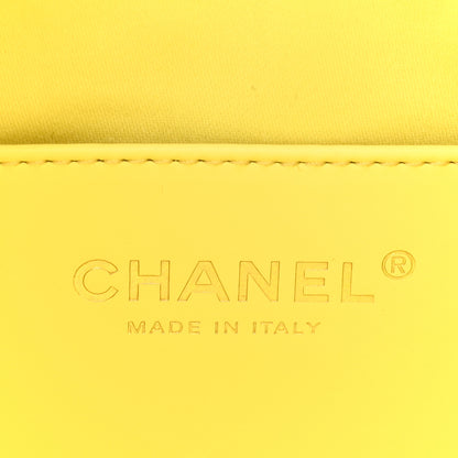 Chanel Caviar Quilted Mini Chanel 25 Handbag Yellow 6 of 11