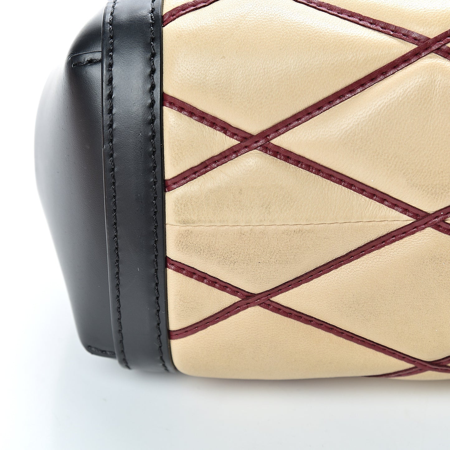 Lambskin Malletage Pochette Flap Natural