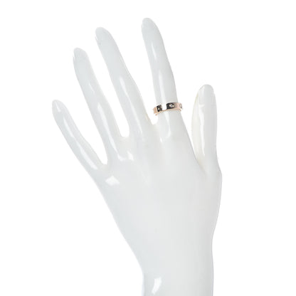 Cartier 18K Pink Gold Diamond 4mm LOVE Wedding Band Ring 50 5.25 2 of 4
