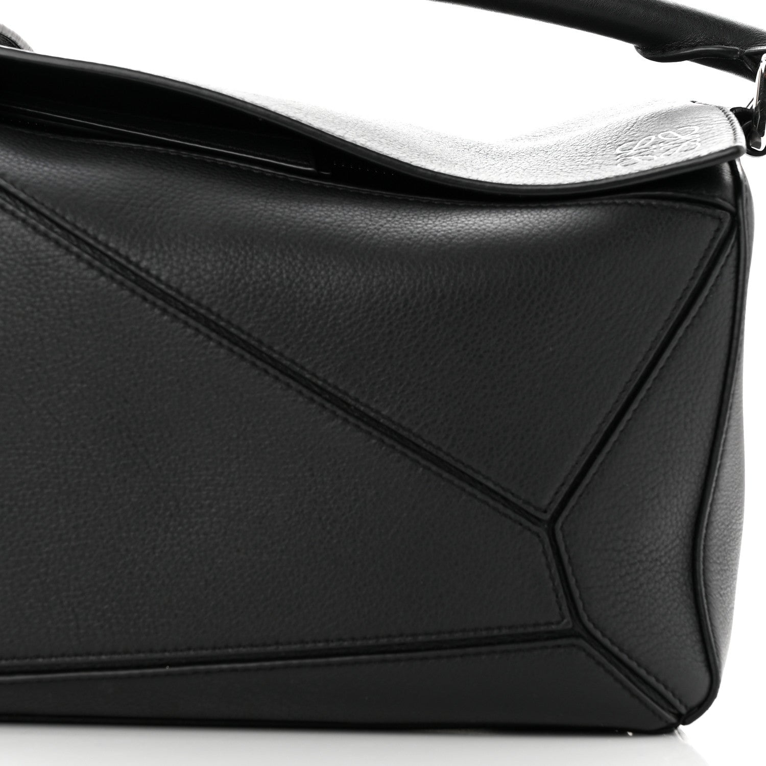 Loewe Calfskin Medium Puzzle Bag Black 8 of 10