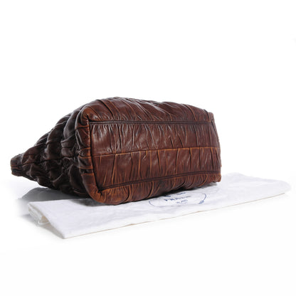 Prada Nappa Gaufre Antik Tote Noce 4 of 10