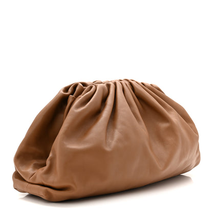 Bottega Veneta Smooth Butter Calf The Pouch Oversized Clutch Cammello 3 of 10