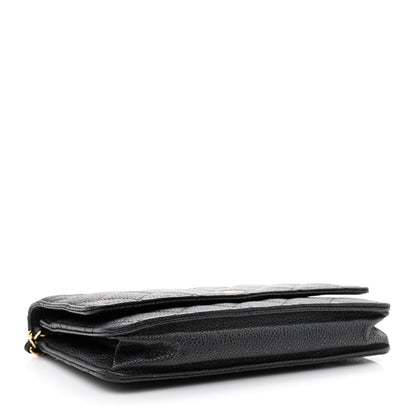 Chanel Caviar Quilted Wallet on Chain WOC Black 4 of 12