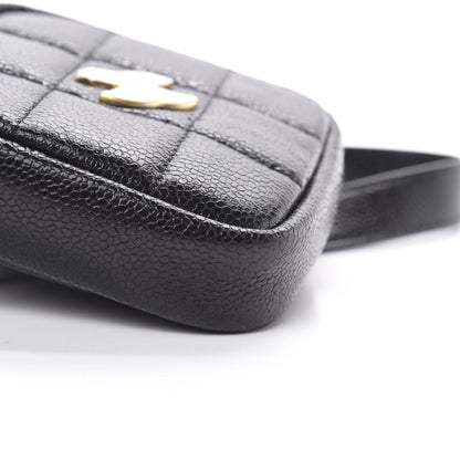 Chanel Caviar Quilted Coin Purse Belt Bag Black 9 of 10