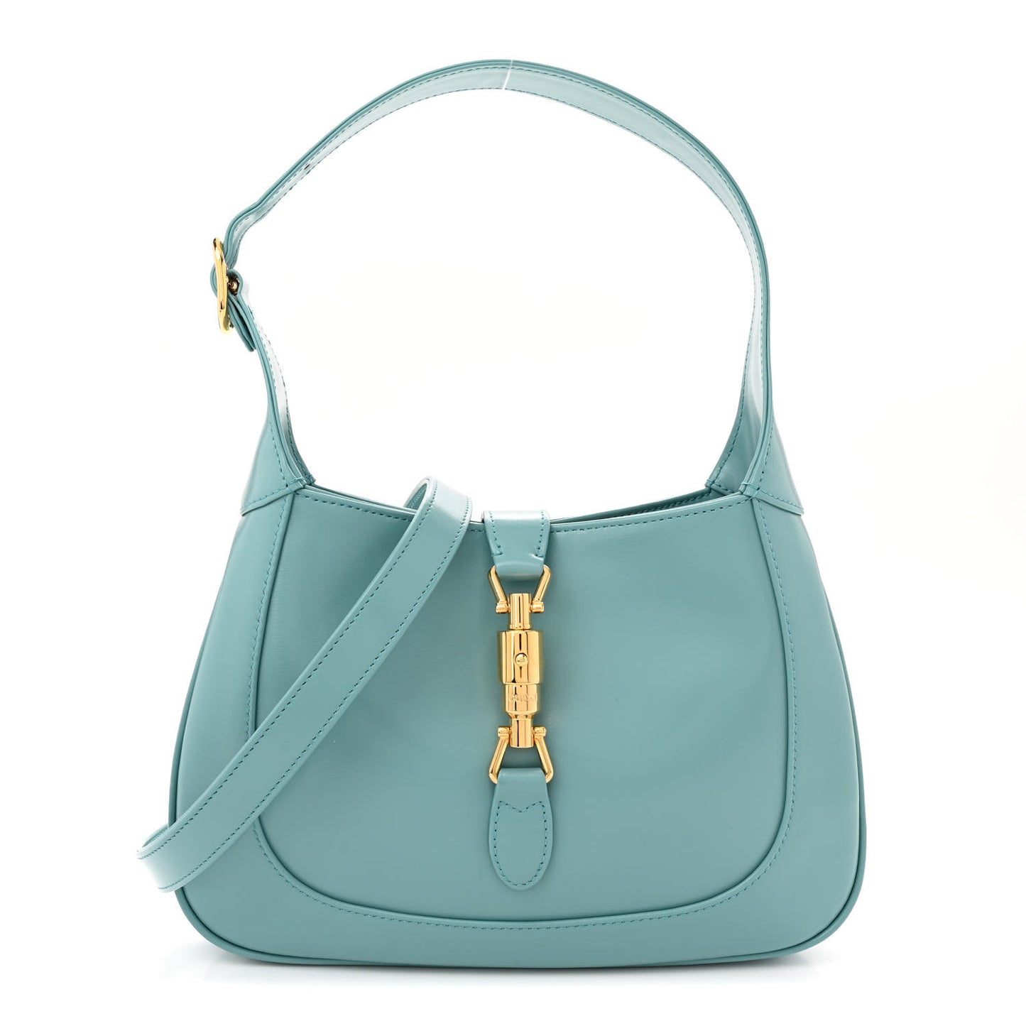 Boarded Dyana Lux Calfskin Small Jackie 1961 Hobo Dusty Azure