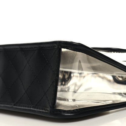 Chanel Lambskin PVC Medium Sand By The Sea Flap Black 10 of 11