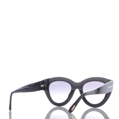 Tom Ford Slater Cat Eye Sunglasses TF658 Black 4 of 7