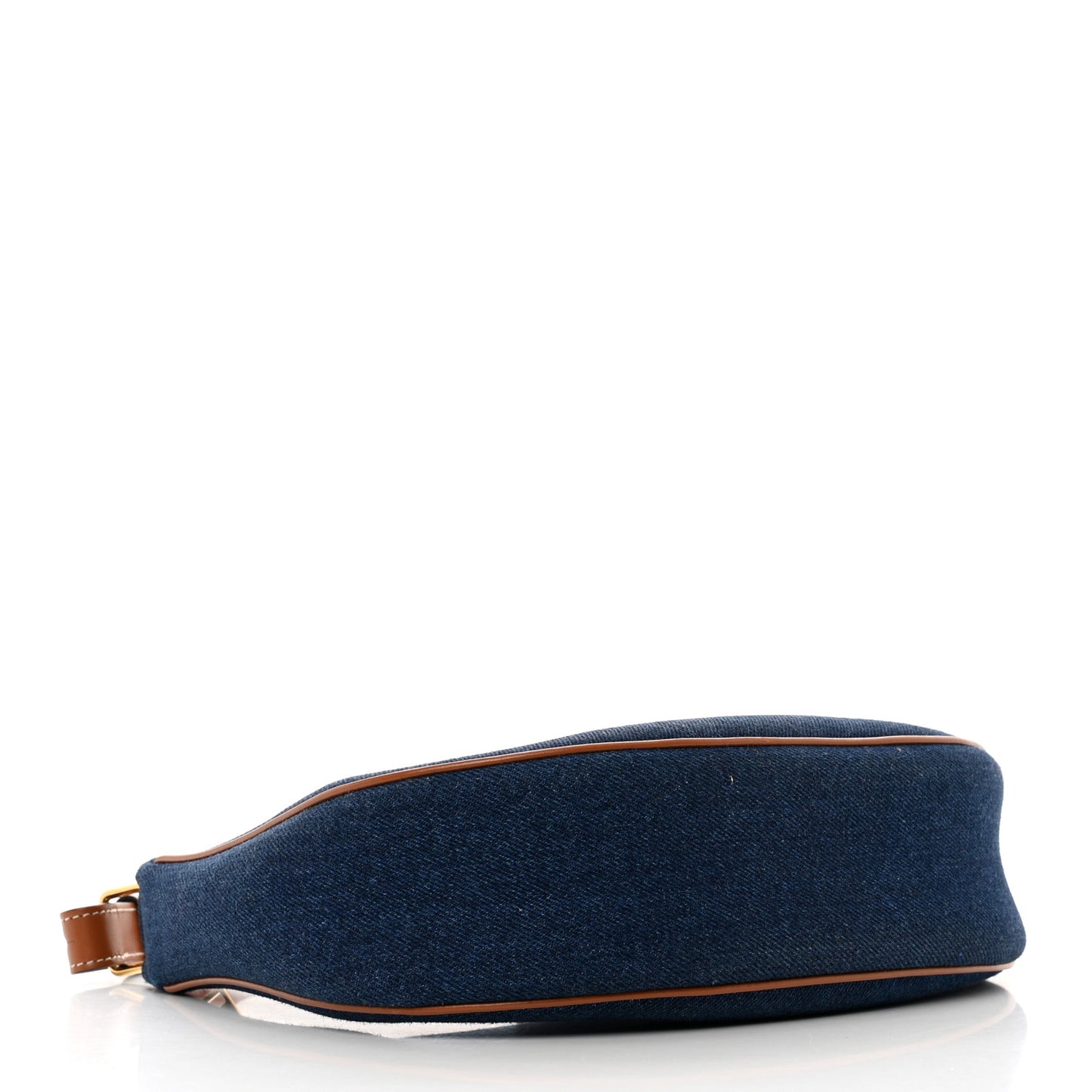 Denim Ava Shoulder Bag Navy Tan