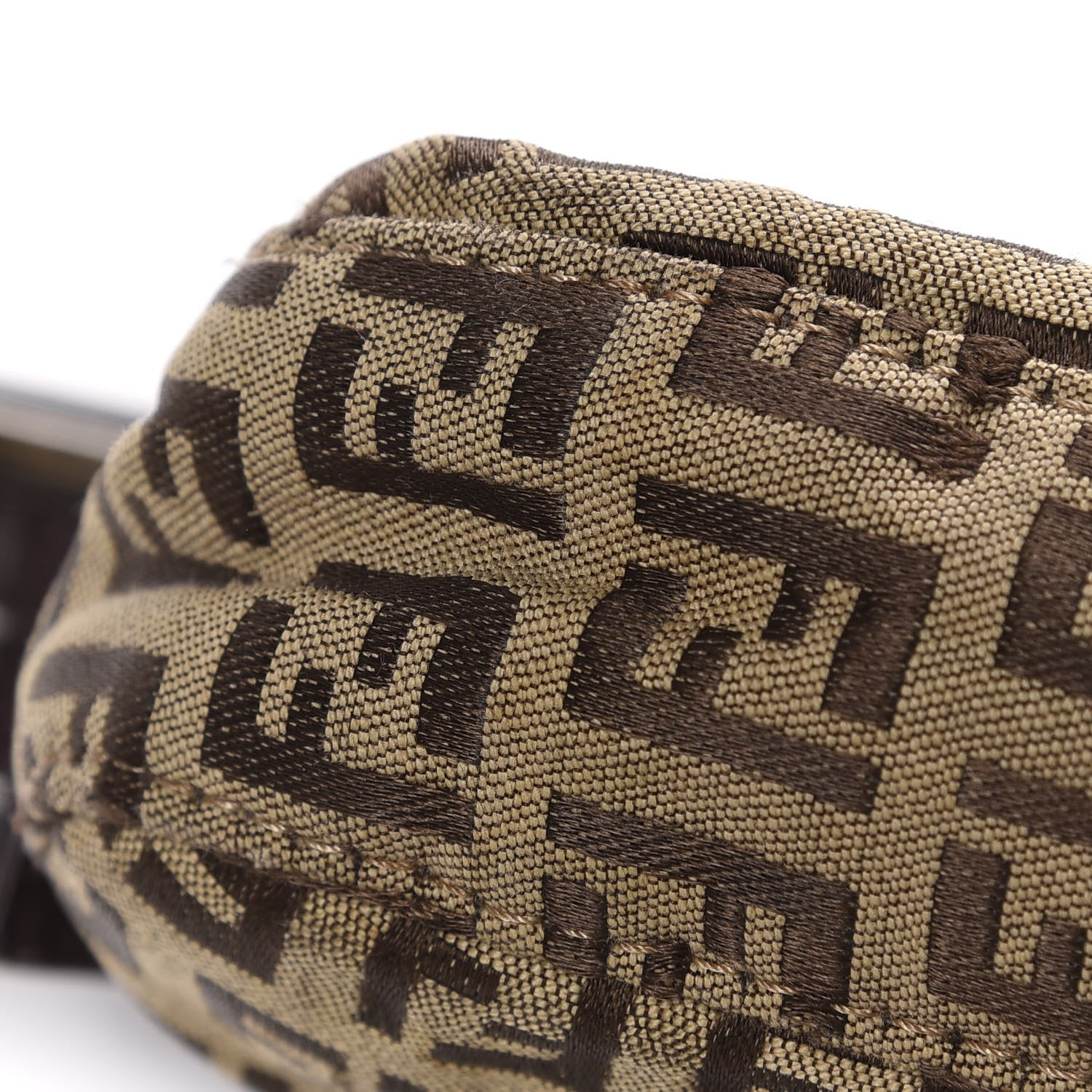 Fendi Zucchino Baguette Dark Brown 11 of 12