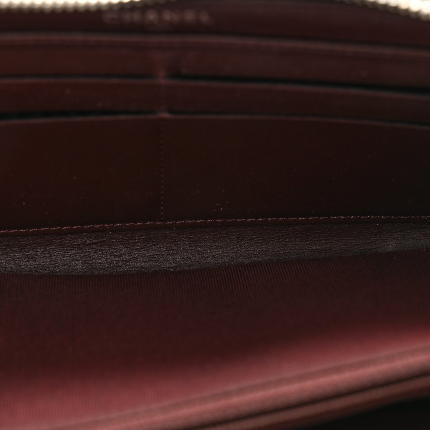 Caviar Quilted Large Gusset Zip Around Wallet Black