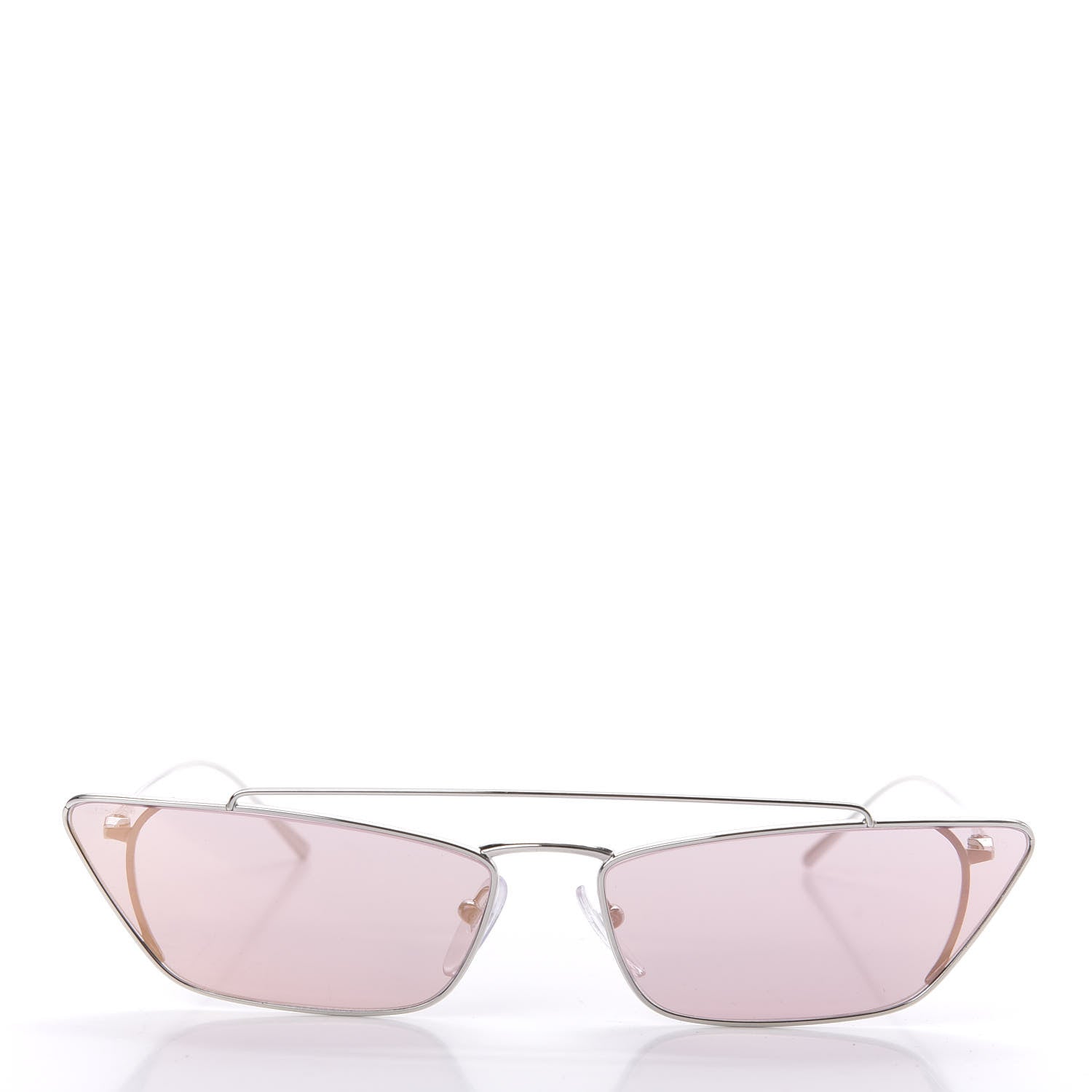 Prada Cat Eye Sunglasses SPR 64U Pink 2 of 8