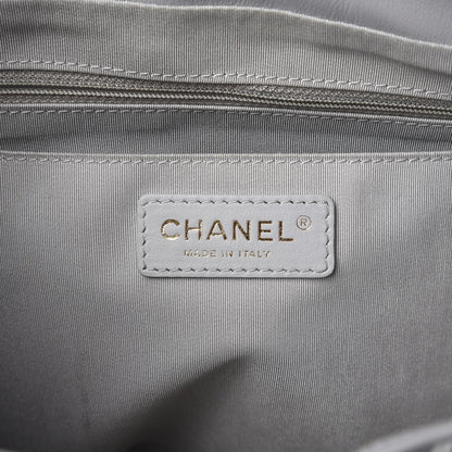 Chanel Calfskin Quilted Large Urban Spirit Backpack Grey 6 of 9