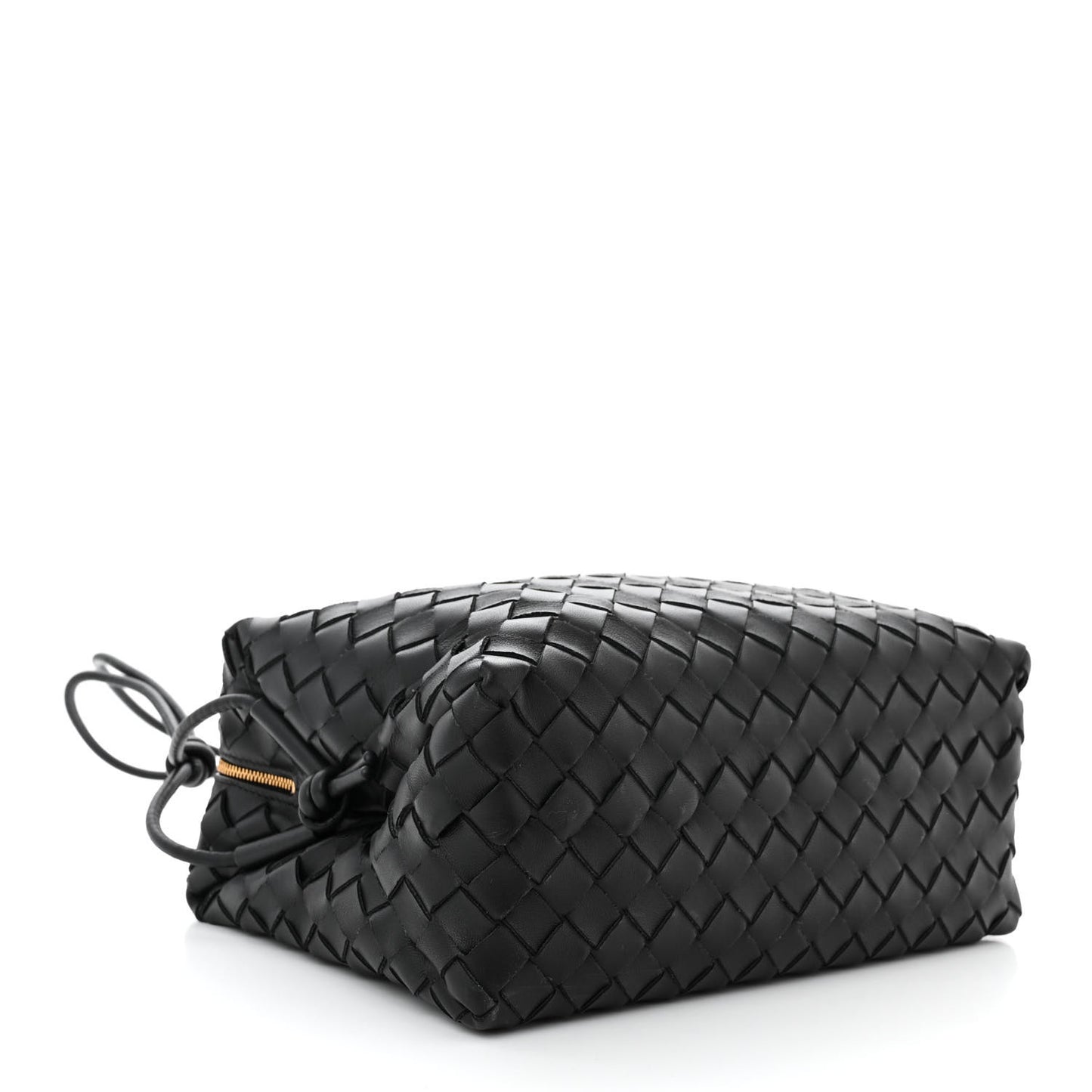 Nappa Intrecciato Medium Loop Camera Bag Black