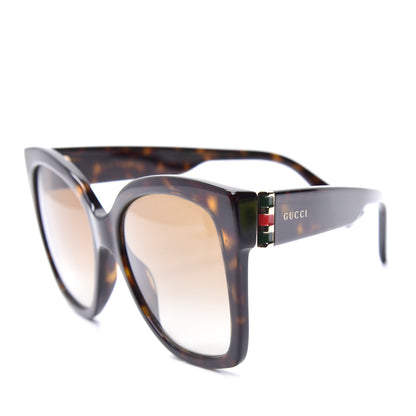 Gucci Acetate Square Frame Sunglasses GG0459S Tortoise 7 of 8
