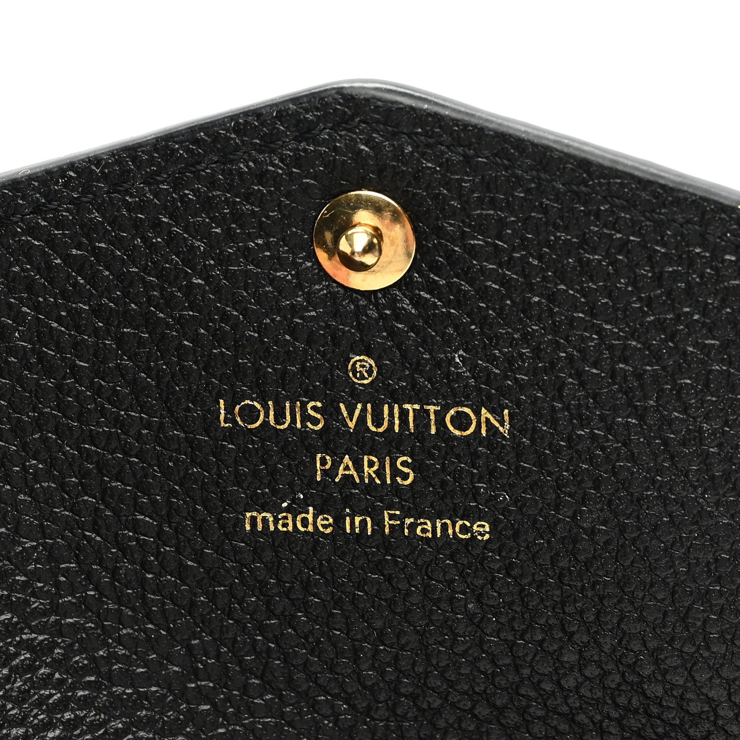 LOUIS VUITTON Empreinte Key Pouch Black