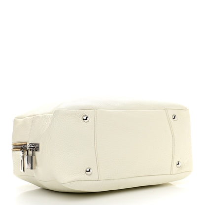 Prada Vitello Daino Satchel Bianco 4 of 15