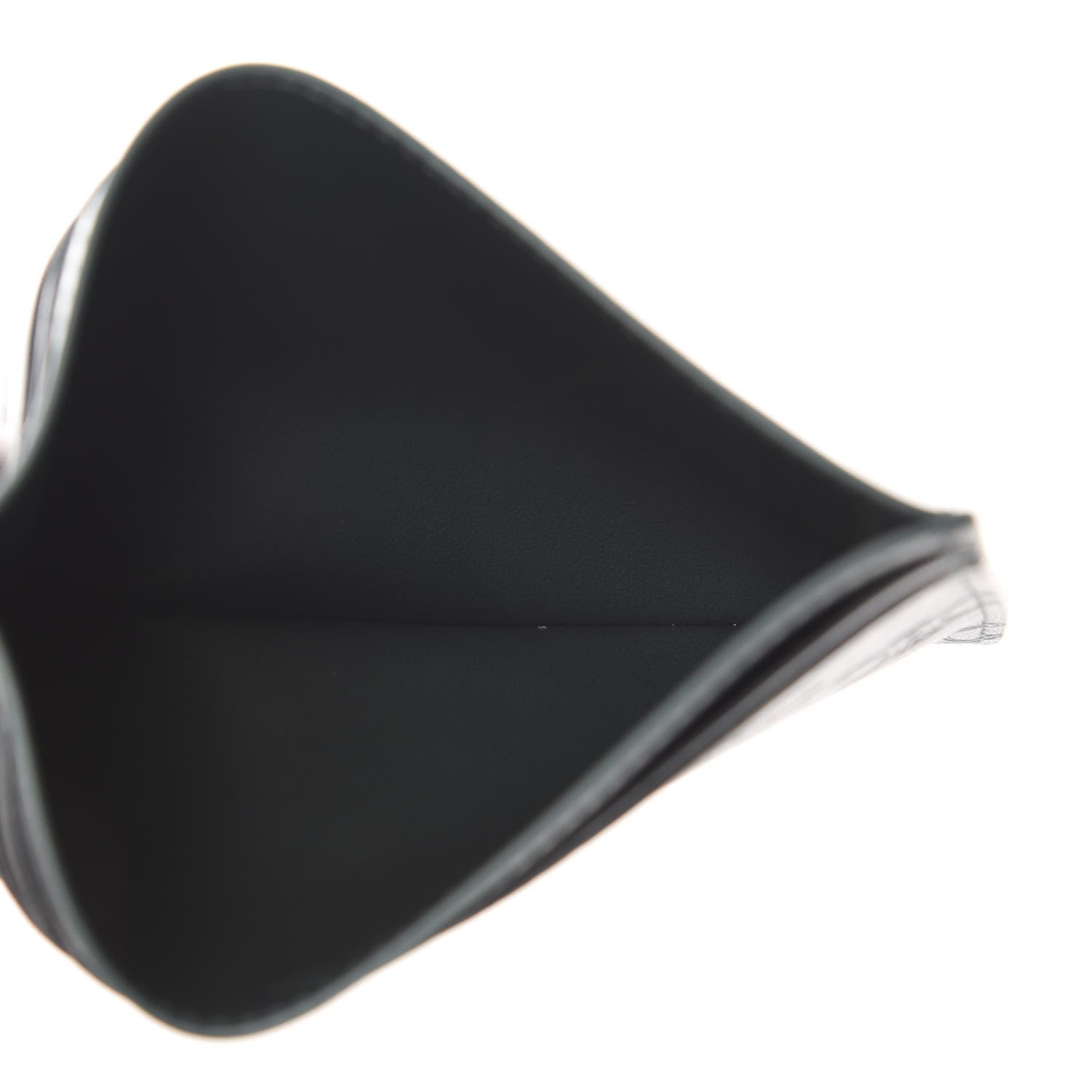 Celine Smooth Calfskin Triomphe Embossed Card Holder Black 5 of 7