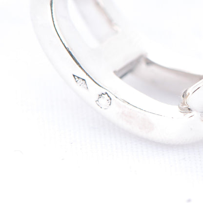 Hermes Sterling Silver Cythere Earrings 5 of 6