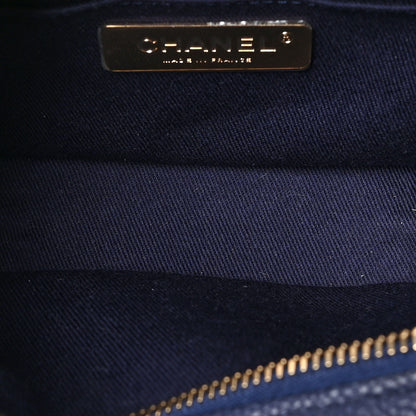 Chanel Caviar Stitched Waist Bag Blue 5 of 9