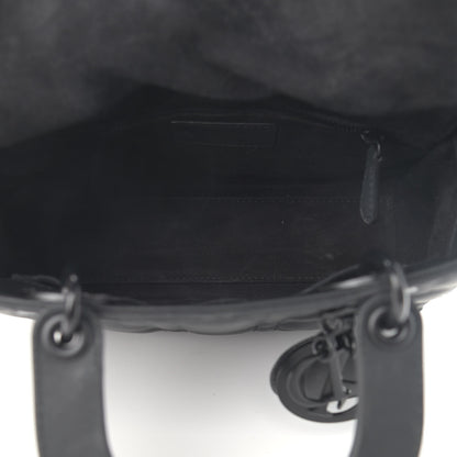 Christian Dior Ultra Matte Calfskin Cannage Small My ABCDior Lady Dior Black 5 of 16