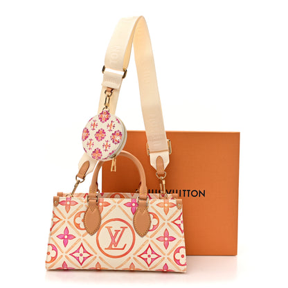 Louis Vuitton Monogram Tiles By The Pool OnTheGo East West Coral 11 of 11