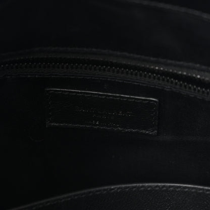 Saint Laurent Crinkled Calfskin Matelasse Monogram Medium Niki Shopper Tote Black 6 of 10
