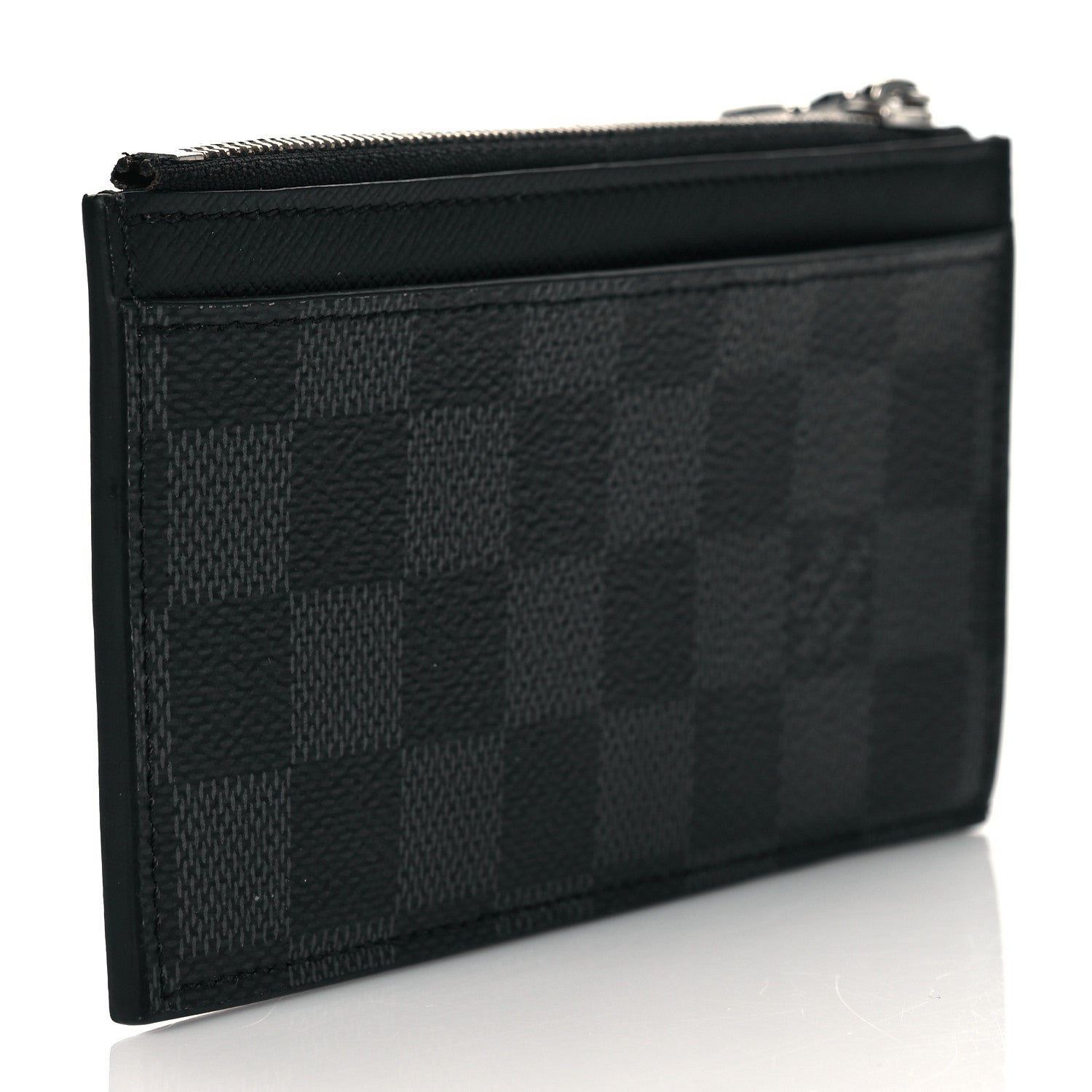 Louis Vuitton Damier Graphite Taiga Coin Card Holder 3 of 7