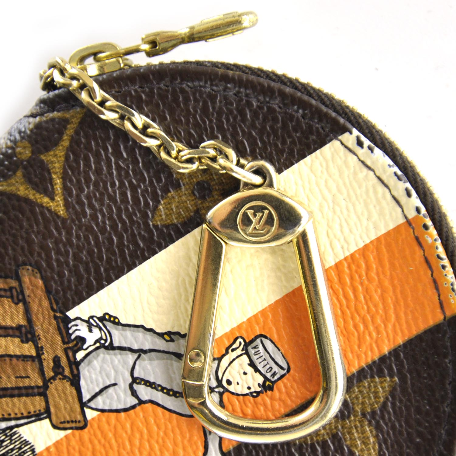 Louis Vuitton Monogram Groom Round Coin Purse 6 of 8
