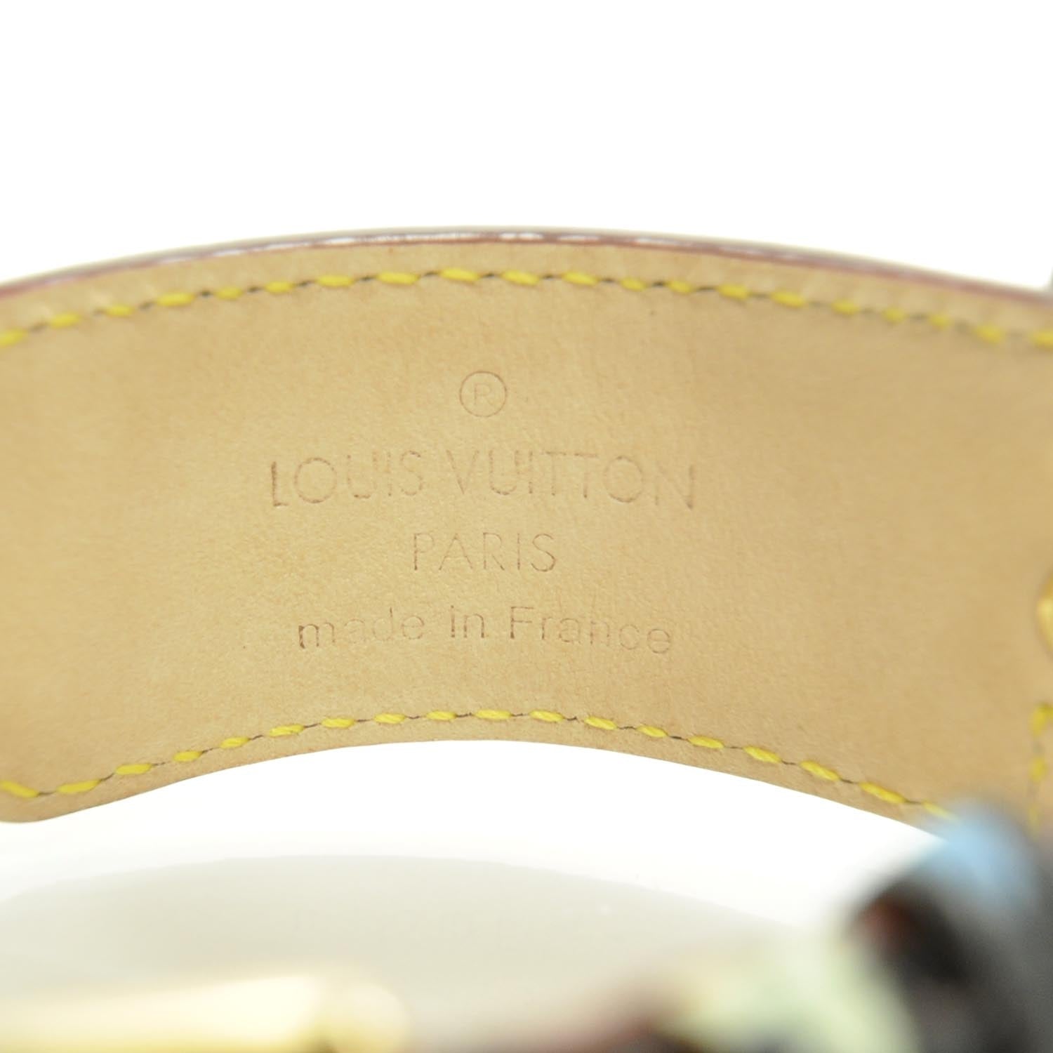 Louis Vuitton Monogram Multicolor Address Wish Bracelet Black 4 of 7