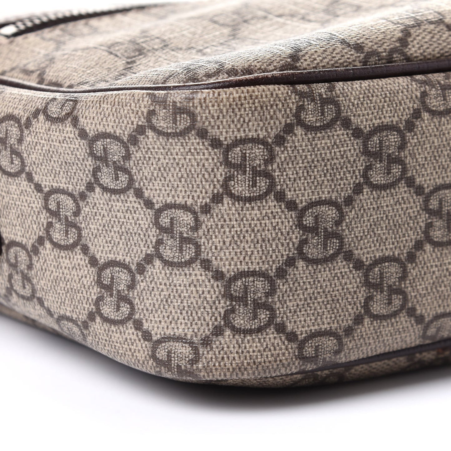 GG Plus Monogram Shoulder Bag Dark Brown