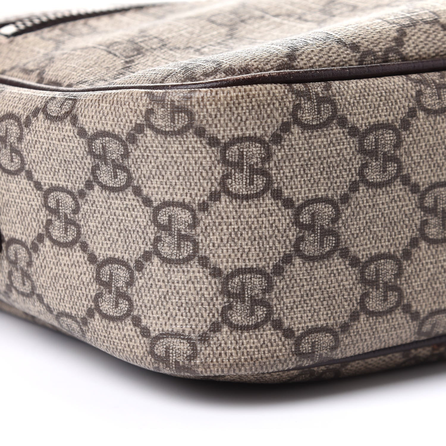 Gucci GG Plus Monogram Shoulder Bag Dark Brown 9 of 10