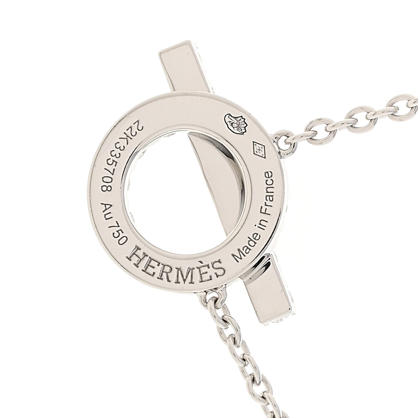 18K White Gold Diamond Finesse Pendant Necklace