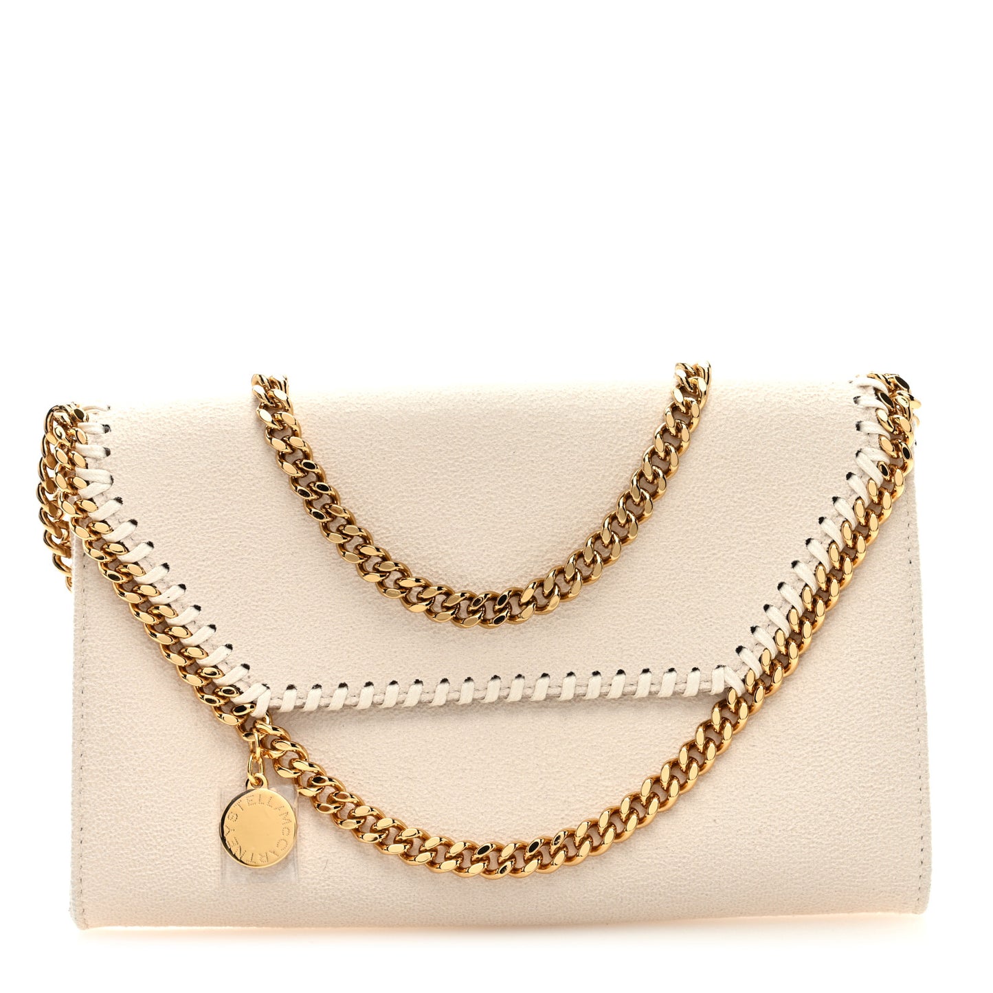 Shaggy Deer Mini Falabella Crossbody Bag Ivory